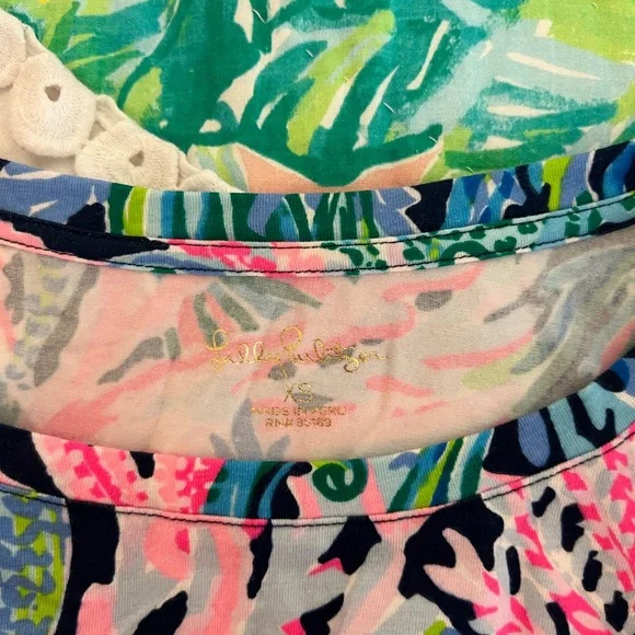 Lilly Pulitzer Long Sleeve Finn Top-Bringing Mermaid Back - Picture 3 of 5